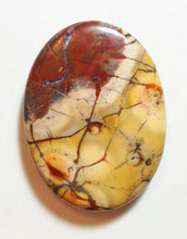 Load image into Gallery viewer, Ghost Eye Jasper 30x40mm Oval Bead for inheritance, vitality, and public popularity.