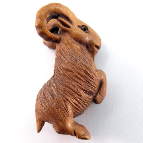 Goat Ojime Bead