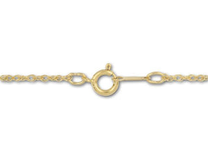 Gold Rope Chain Necklace 1mm thickness gold-filled 16 inch