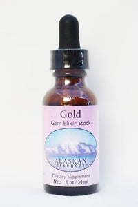 Gold Mineral Elixir 1 oz size