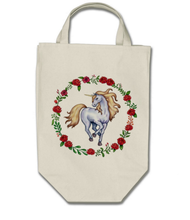 Load image into Gallery viewer, Unicorn Grocery Bag Cotton Tote