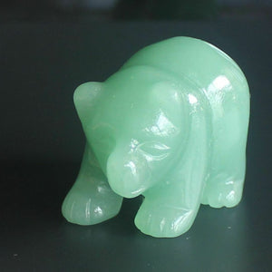 Green Aventurine Bear Figurine
