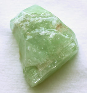 Green Rough Calcite Stone in 4/5 ounce size
