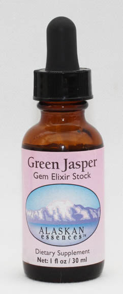Green Jasper Gem Elixir 1 oz Alaskan Essences