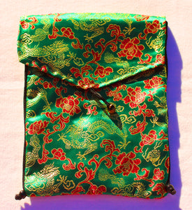 Tarot Bag with Flap in Brocade Bag
