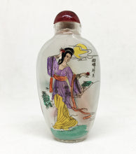 Load image into Gallery viewer, Heian Woman with Incense Snuff Bottle Glass Ornament