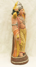 Load image into Gallery viewer, Hindu Temple Musician - Hand-Painted 18&#39; Plaster Statue