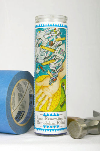 Home Renovation & Remodeling Relief Prayer Candle
