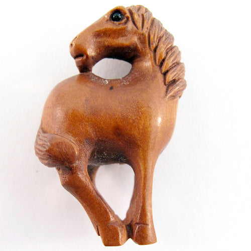 Horse Ojime Bead sweet face