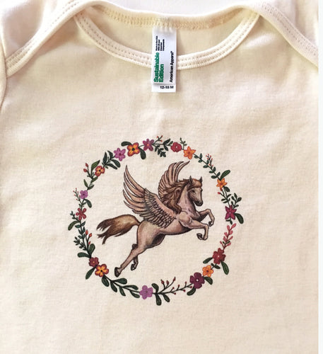 Pegasus American Apparel Organic Cotton Jersey Bodysuit 12 Month Onesie
