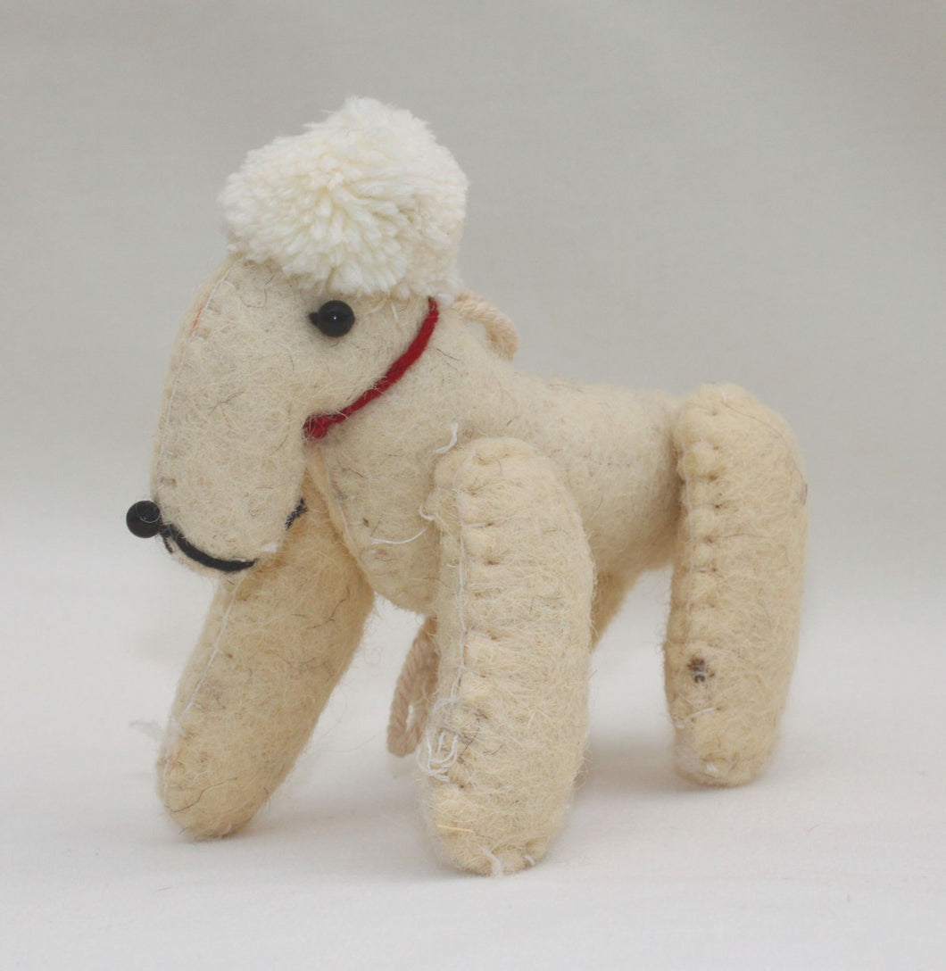Bedlington Terrier Dog Ornament - Hand-Felted