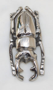 Scarab Beetle - silver-plated - symbol of rebirth and power