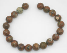 Load image into Gallery viewer, Rhyolite Beads Round 18mm beads also known as Wonderstone or Leopardskin Jasper