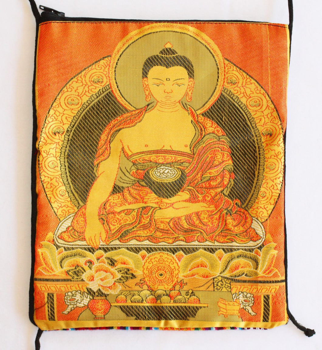 Tarot Bag with Golden Buddha Passport Bag