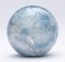 Load image into Gallery viewer, Blue Calcite Sphere for Easier Detox - Put in your Bath or Foot Bath!