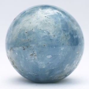 Blue Calcite Sphere for Easier Detox - Put in your Bath or Foot Bath!
