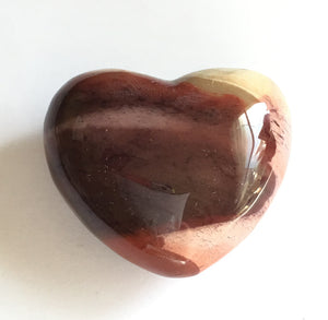 Mookaite Heart 45mm puffy heart
