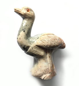 Crane Figurine Soapstone Carving