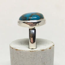 Load image into Gallery viewer, Ithaca Peak Turquoise Ring size 7 in sterling silver