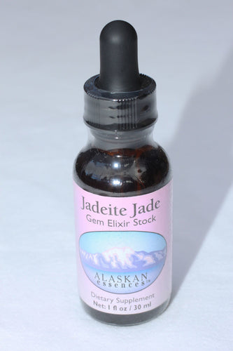 Jadeite Jade Gem Elixir 1 oz size from Alaskan Essences