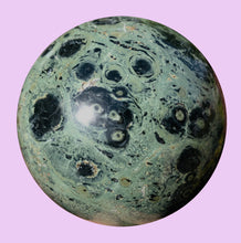 Load image into Gallery viewer, Giant Kambaba Jasper Sphere also known as Crocodile Jasper 90mm Sphere