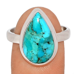 Turquoise Ring size 9 Kingman Mine