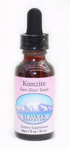 Kunzite Gem Elixir 1 oz Alaskan Essences