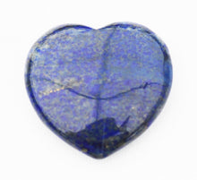 Load image into Gallery viewer, Lapis Lazuli Heart 41mm wide Palm Stone