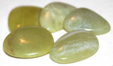 Load image into Gallery viewer, Lemon Jade Palm Stone Small Jadeite Small Palm Stone