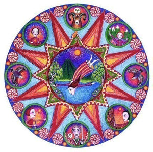 Astrological Mandala Print from Down Under