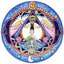 Load image into Gallery viewer, Third Eye Chakra Mandala Card