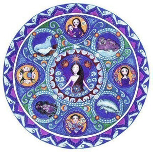 Astrological Mandala Print from Down Under