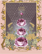 Load image into Gallery viewer, Love Multiplies 5x7 Glittered Greeting Card from Papaya Art