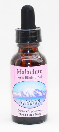 Malachite Gem Elixir 1 oz Alaskan Essences