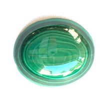 Load image into Gallery viewer, Malachite Cabochon with Bull&#39;s Eye