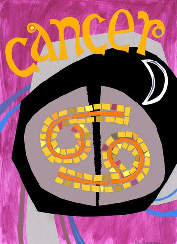 Cancer Abstract Art 12x18 Poster