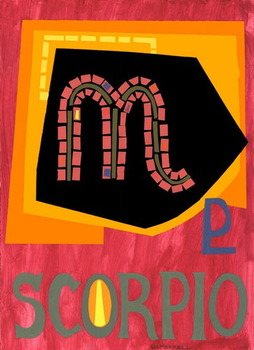 Scorpio Art 12x18 Poster