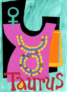Taurus Art Print Abstract 12x18 Poster