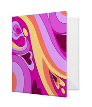 Load image into Gallery viewer, Mod Design Hearts 1.4 inch Avery 3-Ring Binder