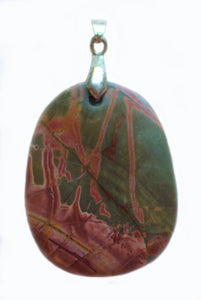 Picasso Stone Jasper Pendant for Resolution, Healing and Relief from Worry