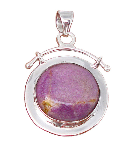 Phosphosiderite Pendant in Sterling Silver for freedom to pursue your dreams