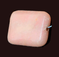 Pink Opal Bead Lozenge  Shape