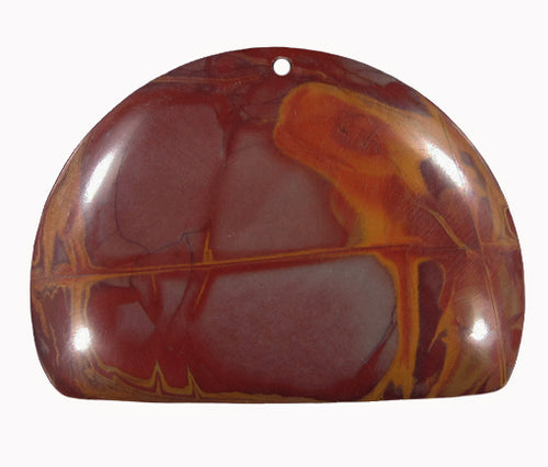 Noreena Jasper bead in Dome-Shape