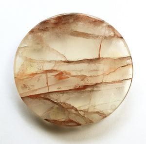 Fire Quartz Coaster or Paper Weight to attract positive energy into your food and drink or paperwork