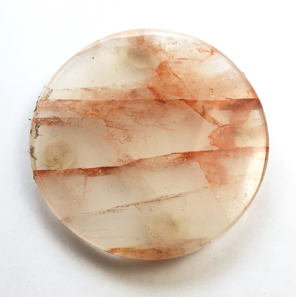 Fire Quartz Coaster or Paper Weight to attract positive energy into your food and drink or paperwork