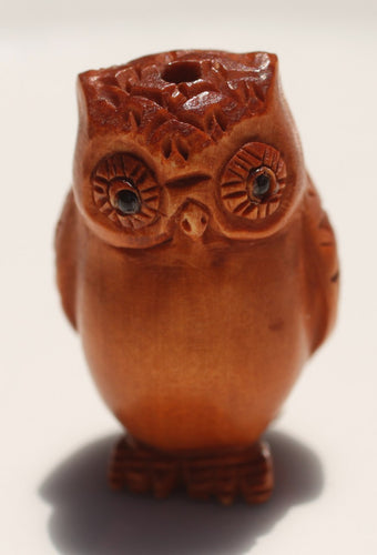 Owl Bead Ojime Bead