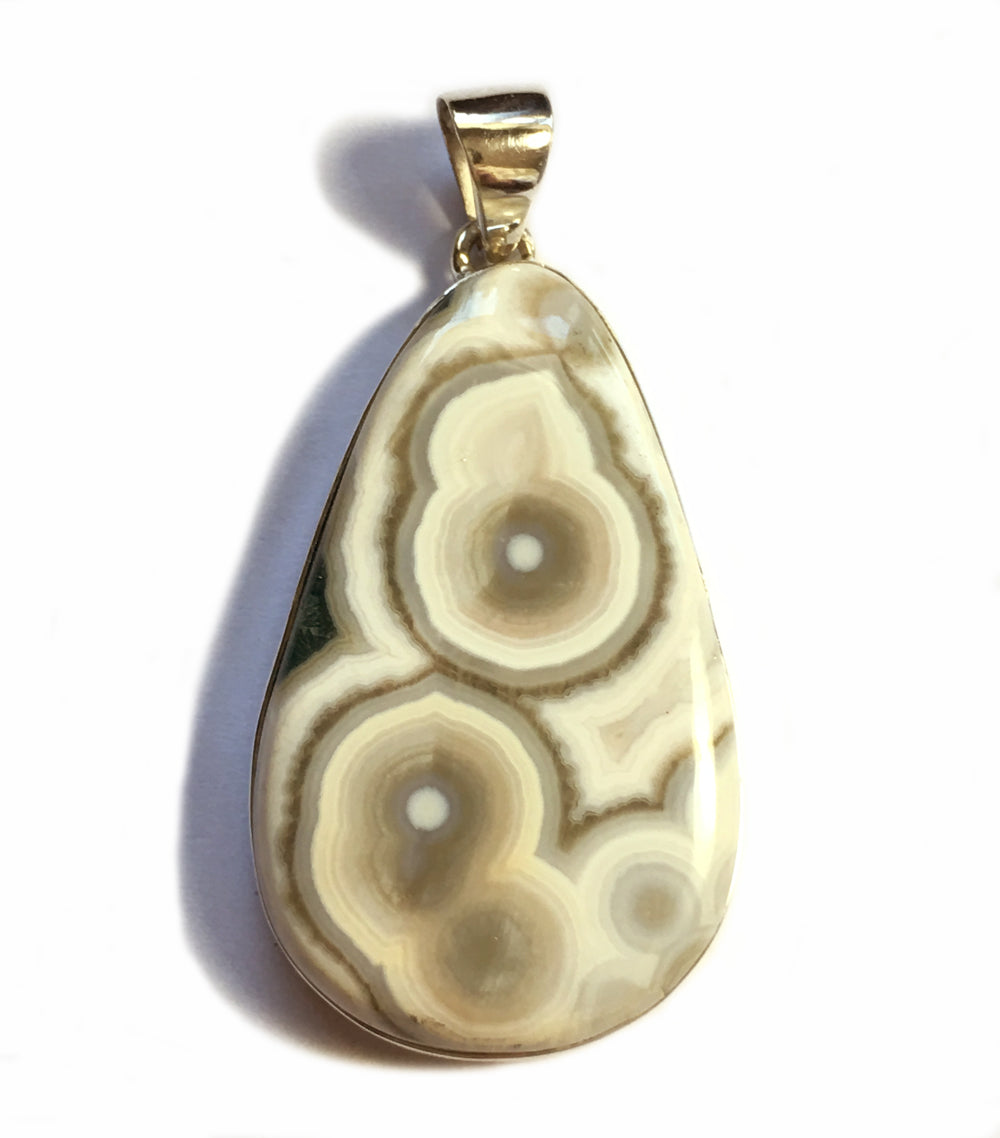 Ocean Jasper Pendant with exceptional pattern