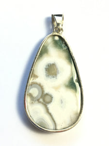 Ocean Jasper Pendant with exceptional pattern