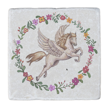 Load image into Gallery viewer, Pegasus Stone Coaster by Kyle MacDuggall