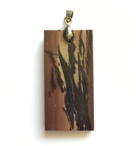 Picasso Stone Pendant  Rectangular Tile